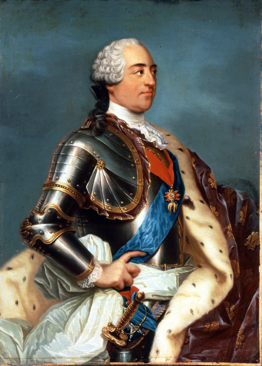 XV. Lajos (1710 - 1774) portréja. Carle Van Loo (1705-1765) festménye. alkotó: Carle van Loo