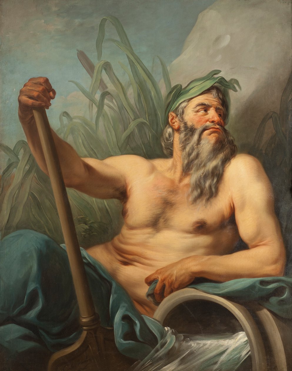 River God, 1735-65 körül alkotó: Carle van Loo