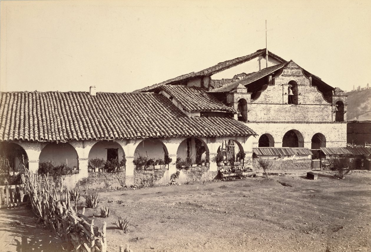(Misszió, San Antonio de Padua) alkotó: Carleton E. Watkins