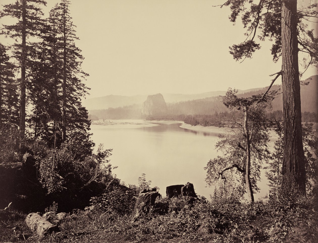 Castle Rock, Columbia folyó alkotó: Carleton E. Watkins