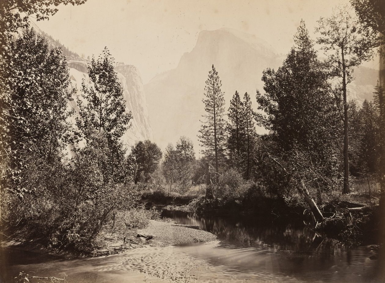 Half Dome, 4967 láb, Yosemite alkotó: Carleton E. Watkins