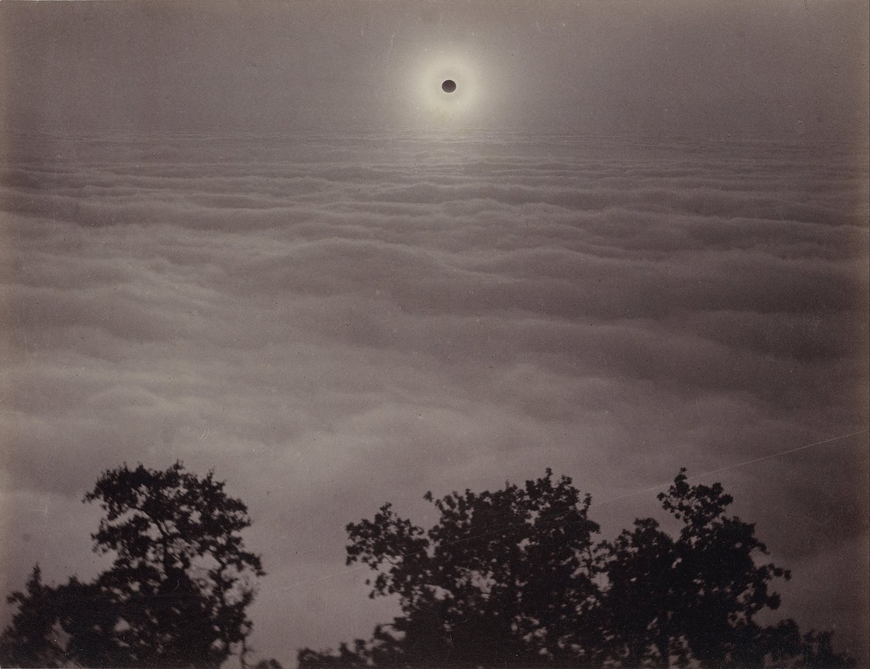 Napfogyatkozás a Santa Lucia-hegyről alkotó: Carleton E. Watkins