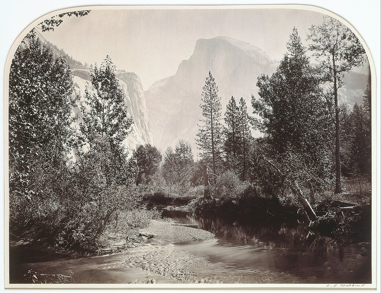 Taysayac, Half Dome, 4967 Ft., Yosemite alkotó: Carleton E. Watkins