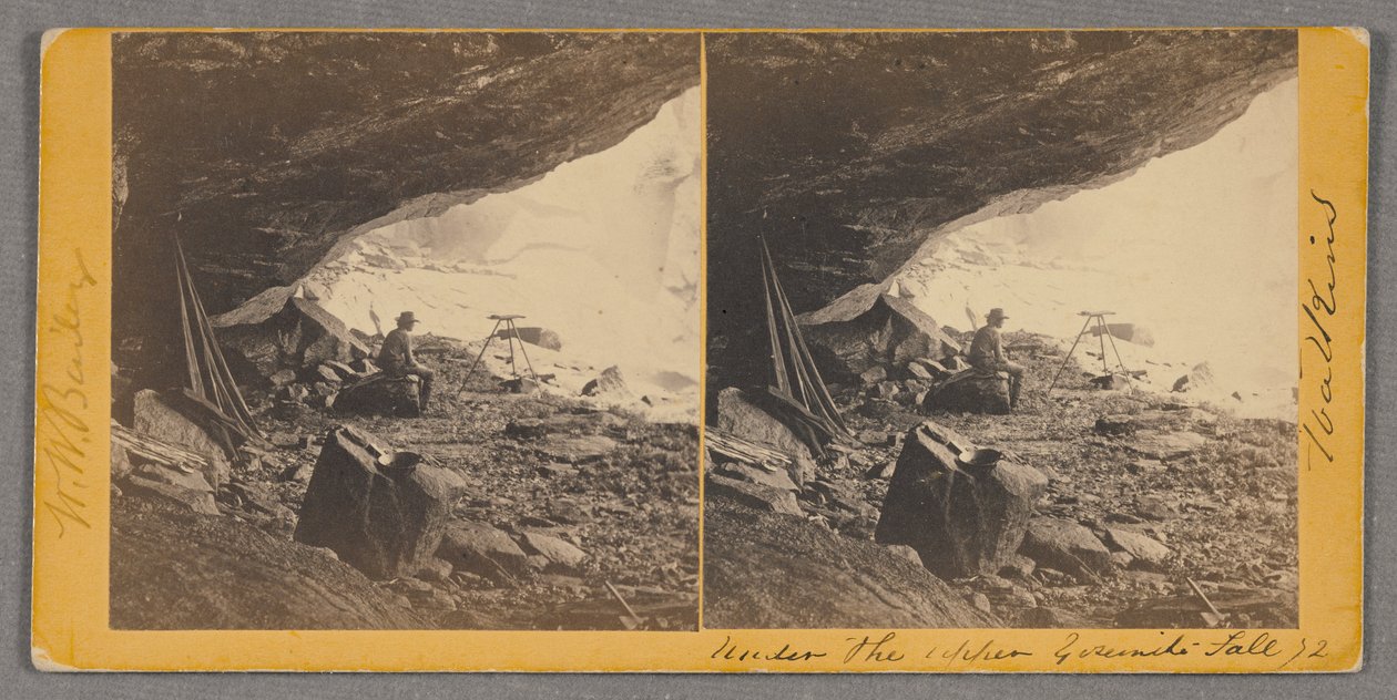 A Felső Yosemite bukás alatt alkotó: Carleton E. Watkins
