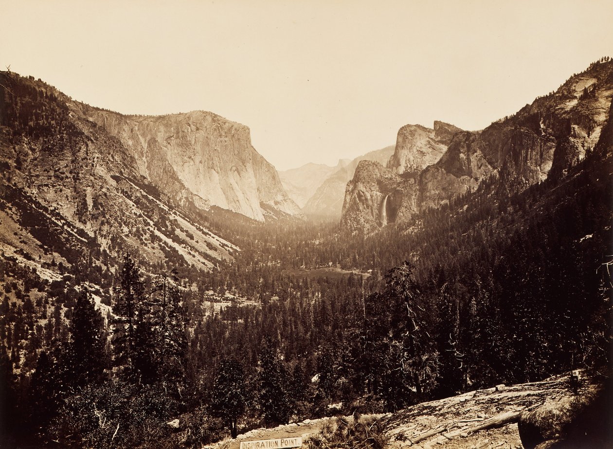 Kilátás az inspirációs pontról alkotó: Carleton E. Watkins