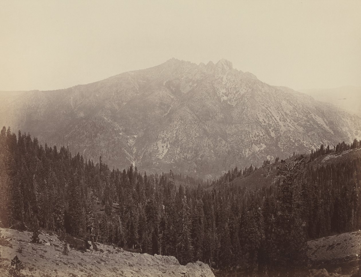 Downeville Butte alkotó: Carleton E. Watkins