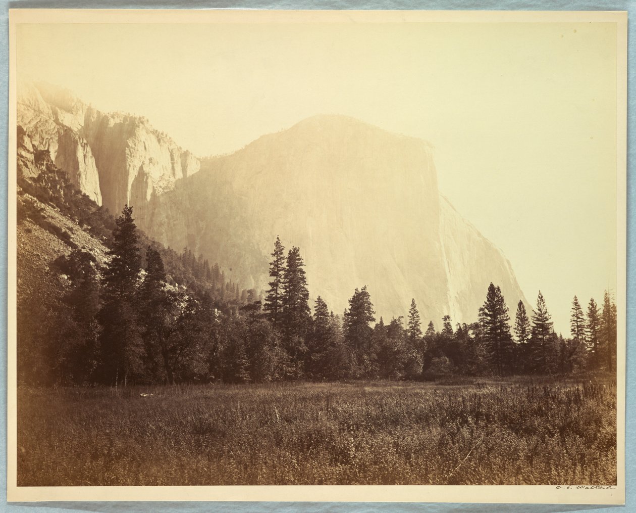 El Capitan, Yosemite alkotó: Carleton E. Watkins