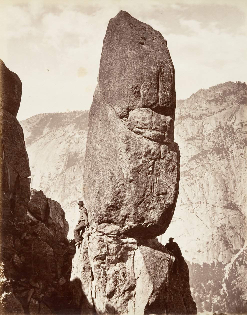 Varázstorony, Yosemite, kb. 1872, nyomtatott kb. 1876. alkotó: Carleton E. Watkins.