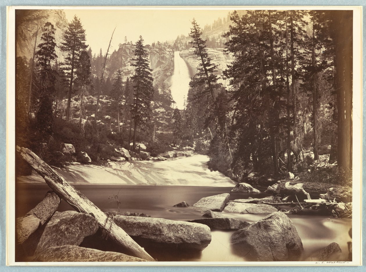 Nevada Fall, Yosemite alkotó: Carleton E. Watkins