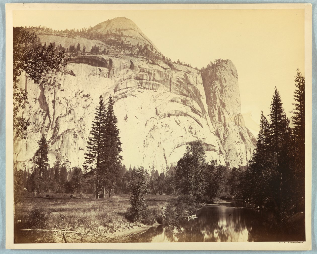Royal Arches, Washington-oszlop, North Dome alkotó: Carleton E. Watkins