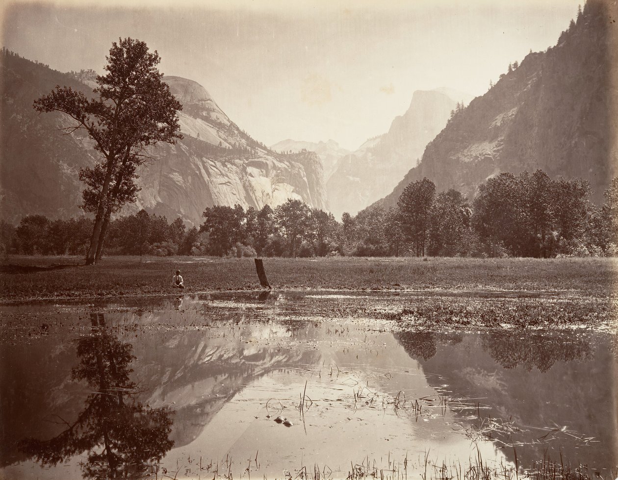 The Domes, Yosemite, kb. 1872, nyomtatott kb. 1876. alkotó: Carleton E. Watkins.