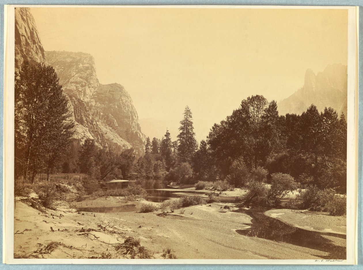 Fel a völgybe, Yosemite alkotó: Carleton E. Watkins