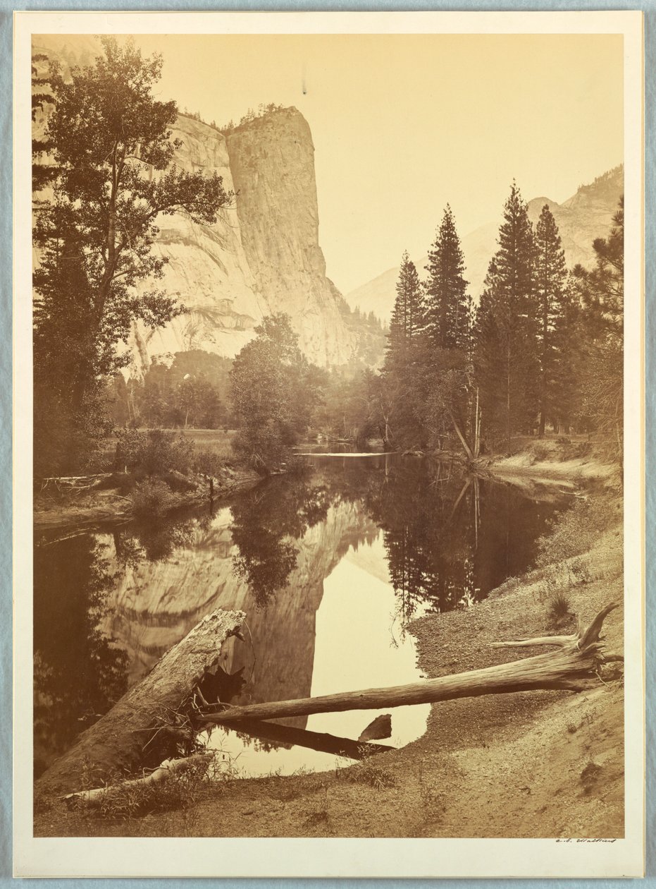 Washingtoni oszlop, Yosemite alkotó: Carleton E. Watkins