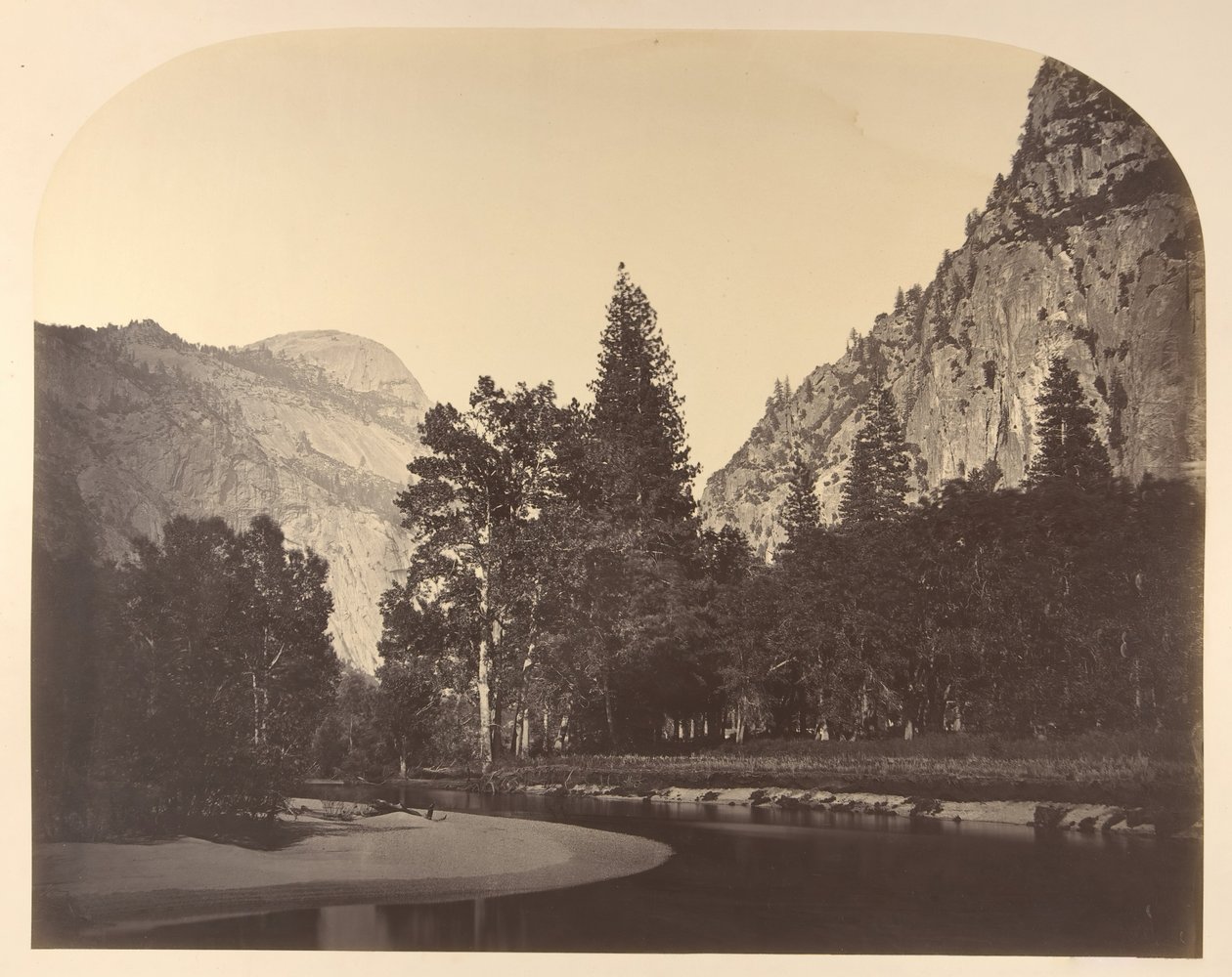 Camp Grove, Sentinel közelében, 1861, Yosemite. alkotó: Carleton Emmons Watkins