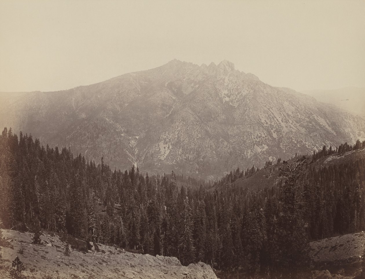 Downeville Butte,1860-as évek (fotó) alkotó: Carleton Emmons Watkins
