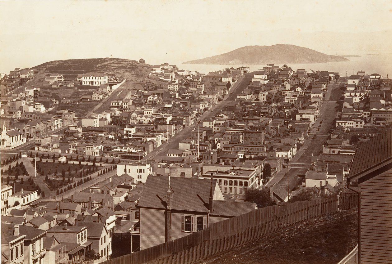 San Francisco, 1864, nyomtatott kb. 1876. alkotó: Carleton Emmons Watkins