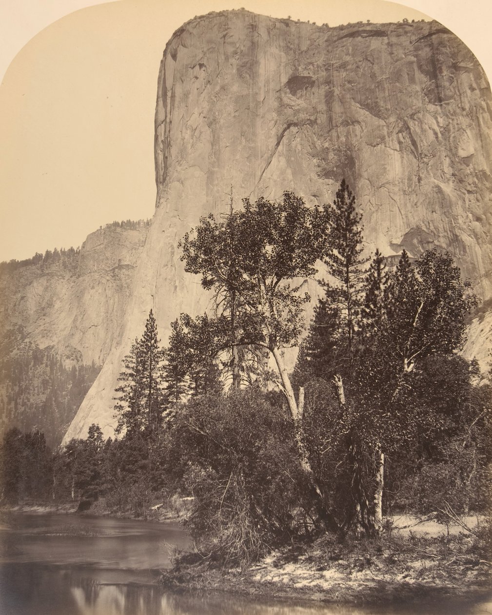 Tutucanula, El Capitan, 1861. alkotó: Carleton Emmons Watkins