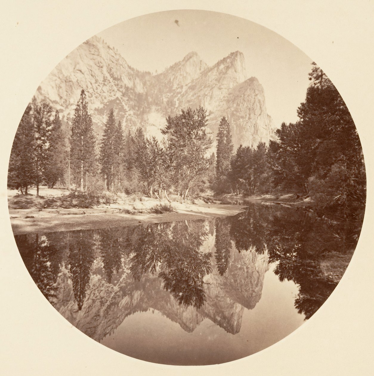 [Yosemite Nemzeti Park, Kalifornia], kb. 1878. alkotó: Carleton Emmons Watkins