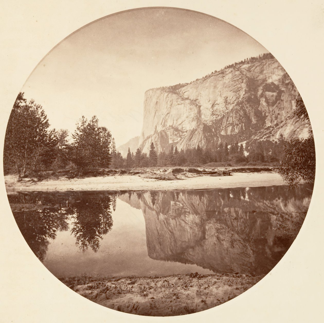[Yosemite Nemzeti Park, Kalifornia], kb. 1878. alkotó: Carleton Emmons Watkins