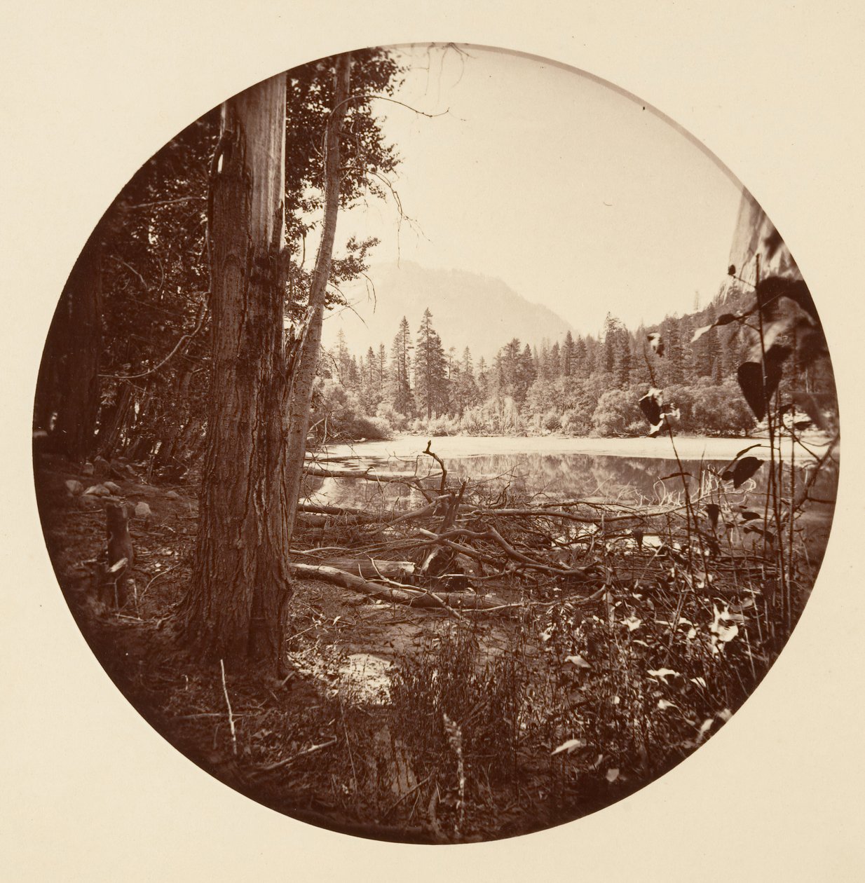 [Yosemite Nemzeti Park, Kalifornia], kb. 1878. alkotó: Carleton Emmons Watkins