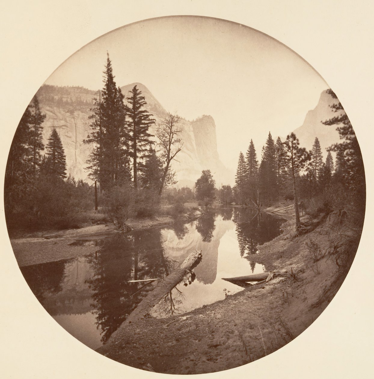 [Yosemite Nemzeti Park, Kalifornia], kb. 1878. alkotó: Carleton Emmons Watkins