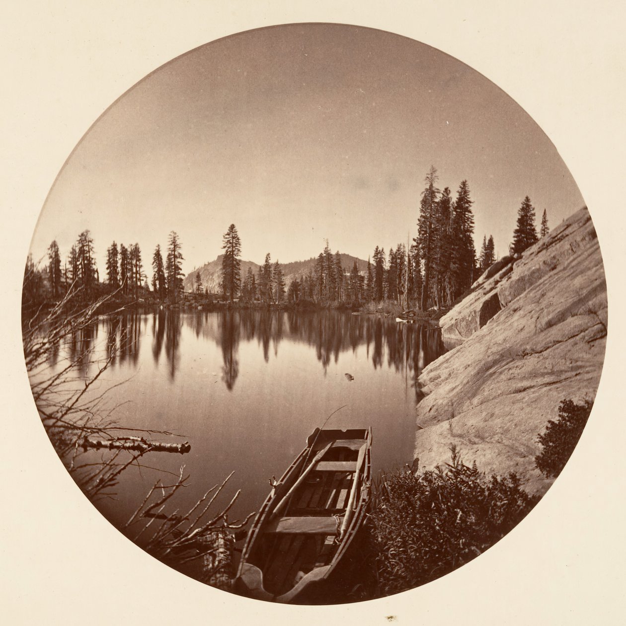 [Yosemite Nemzeti Park, Kalifornia], kb. 1878. alkotó: Carleton Emmons Watkins