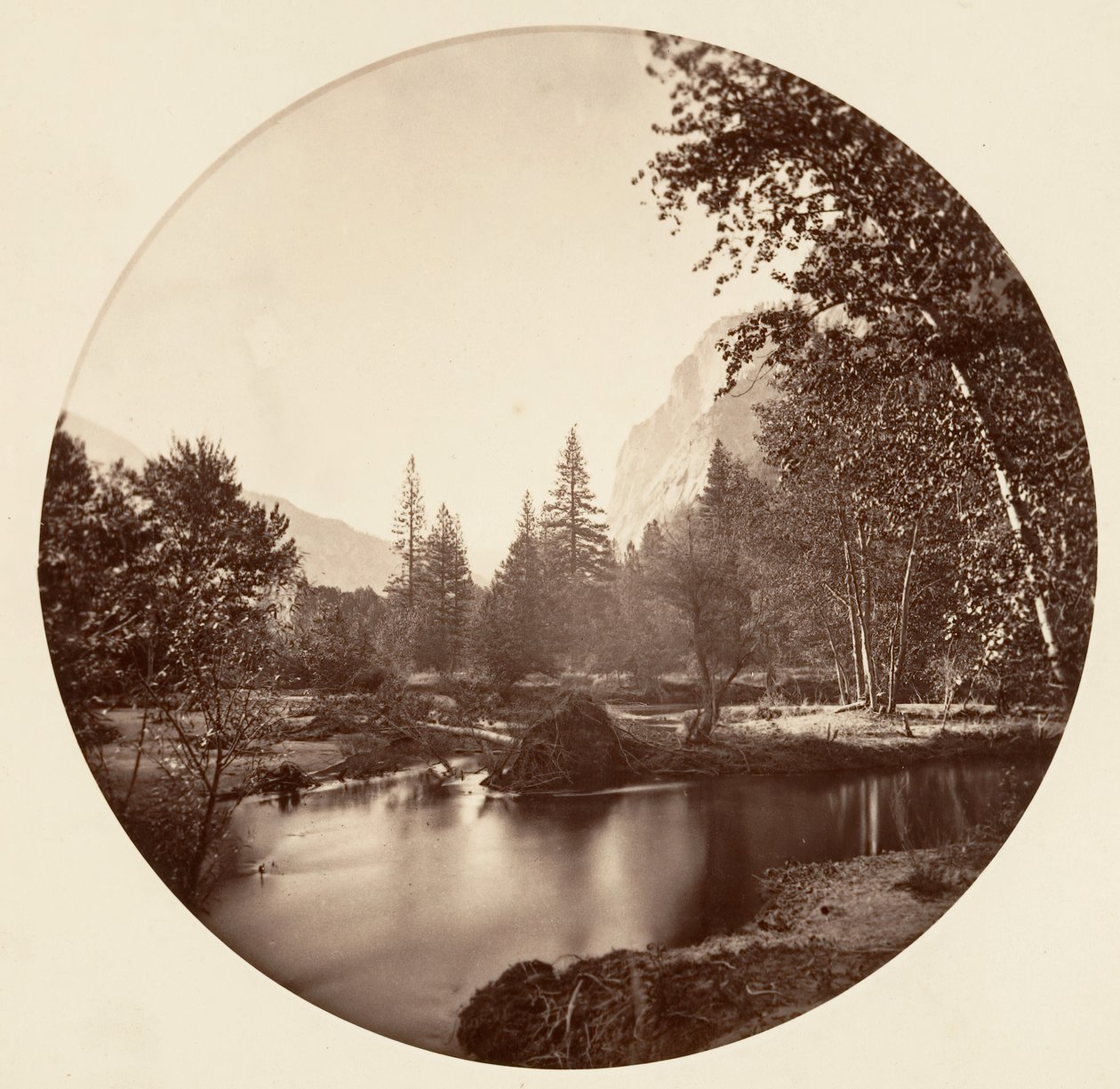 [Yosemite Nemzeti Park, Kalifornia], kb. 1878. alkotó: Carleton Emmons Watkins