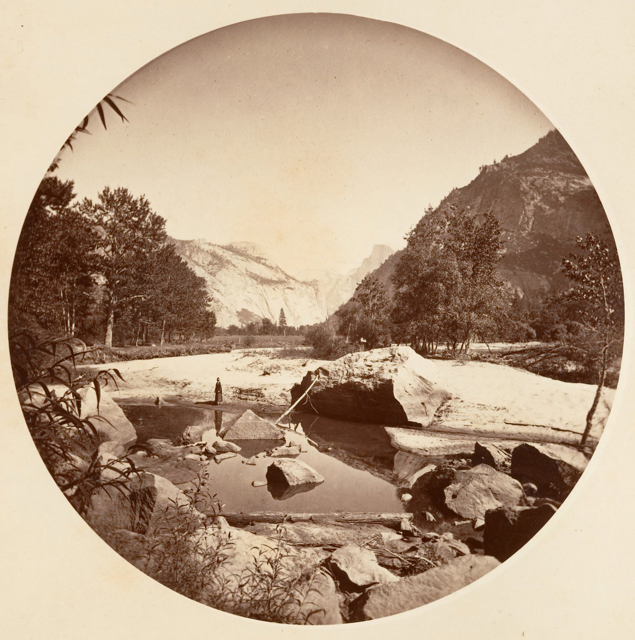 [Yosemite Nemzeti Park, Kalifornia], kb. 1878. alkotó: Carleton Emmons Watkins