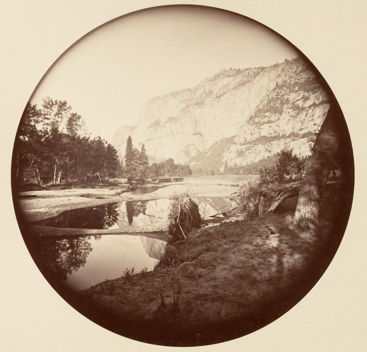 [Yosemite Nemzeti Park, Kalifornia], kb. 1878. alkotó: Carleton Emmons Watkins