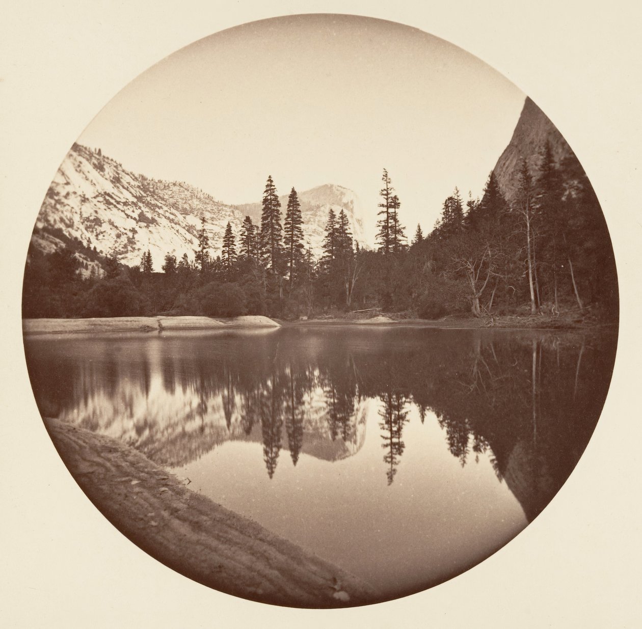 [Yosemite Nemzeti Park, Kalifornia], kb. 1878. alkotó: Carleton Emmons Watkins