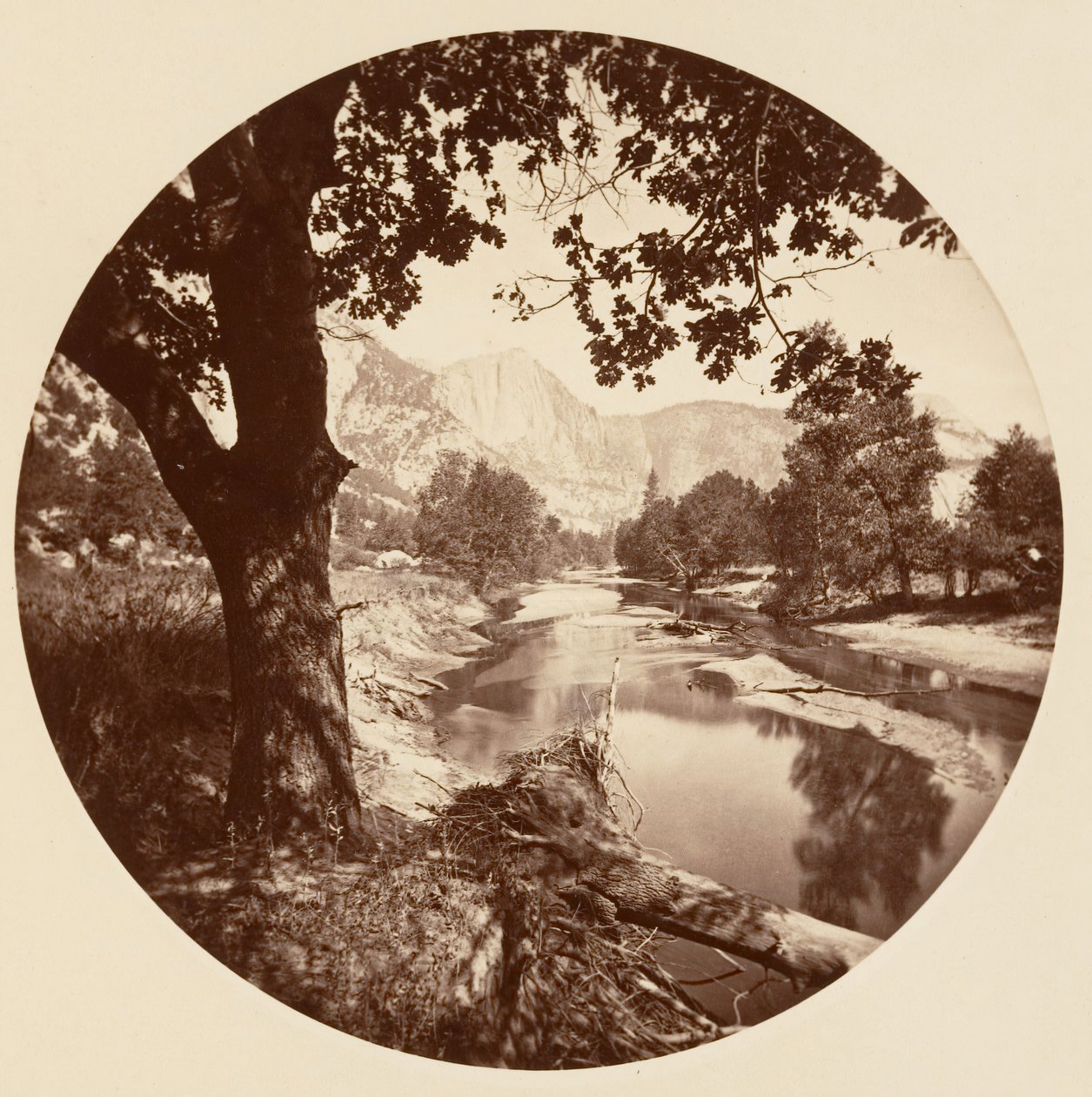 [Yosemite Nemzeti Park, Kalifornia], kb. 1878. alkotó: Carleton Emmons Watkins