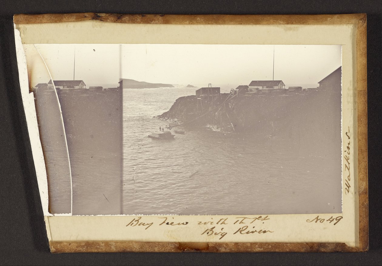 Bay View a Pt. Nagy folyó alkotó: Carleton Watkins