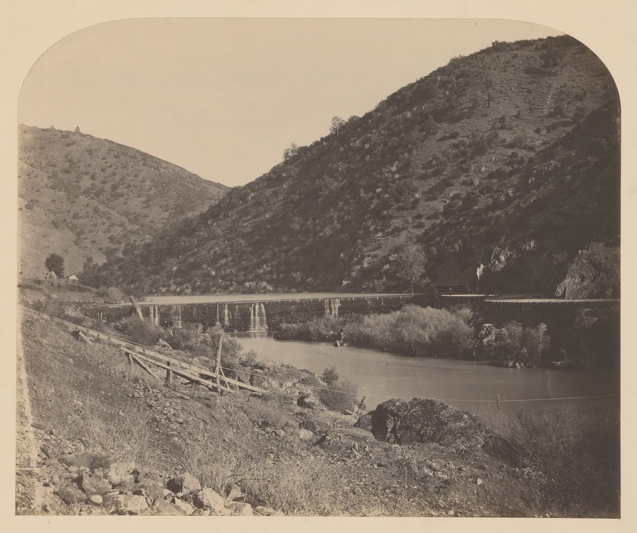 Benton-gát, Merced folyó alkotó: Carleton Watkins