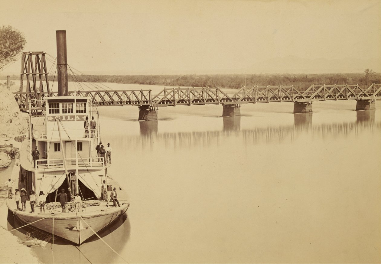 Híd a Colorado Yuma felett alkotó: Carleton Watkins