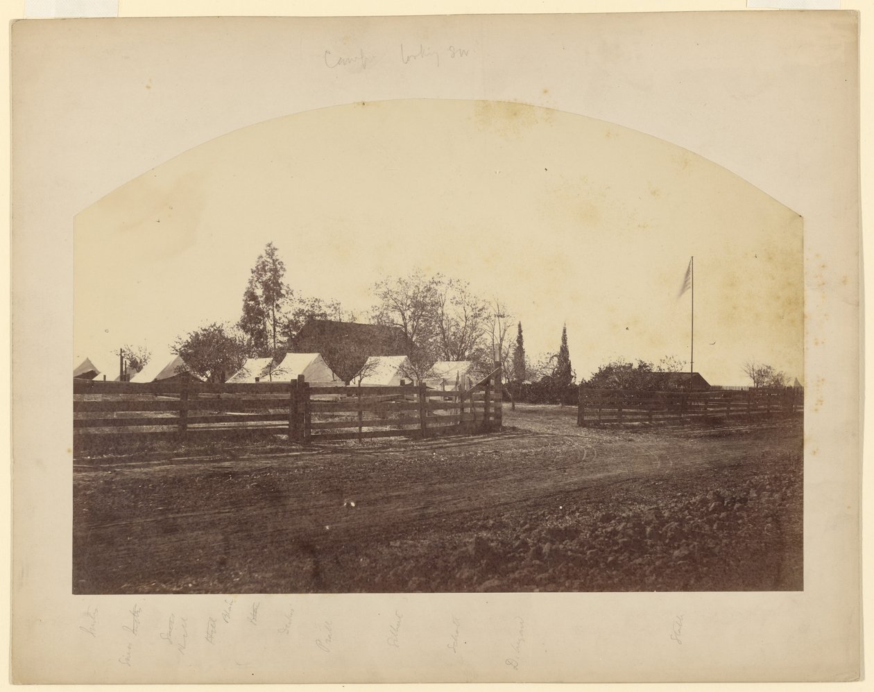 Tábor délnyugati irányban alkotó: Carleton Watkins