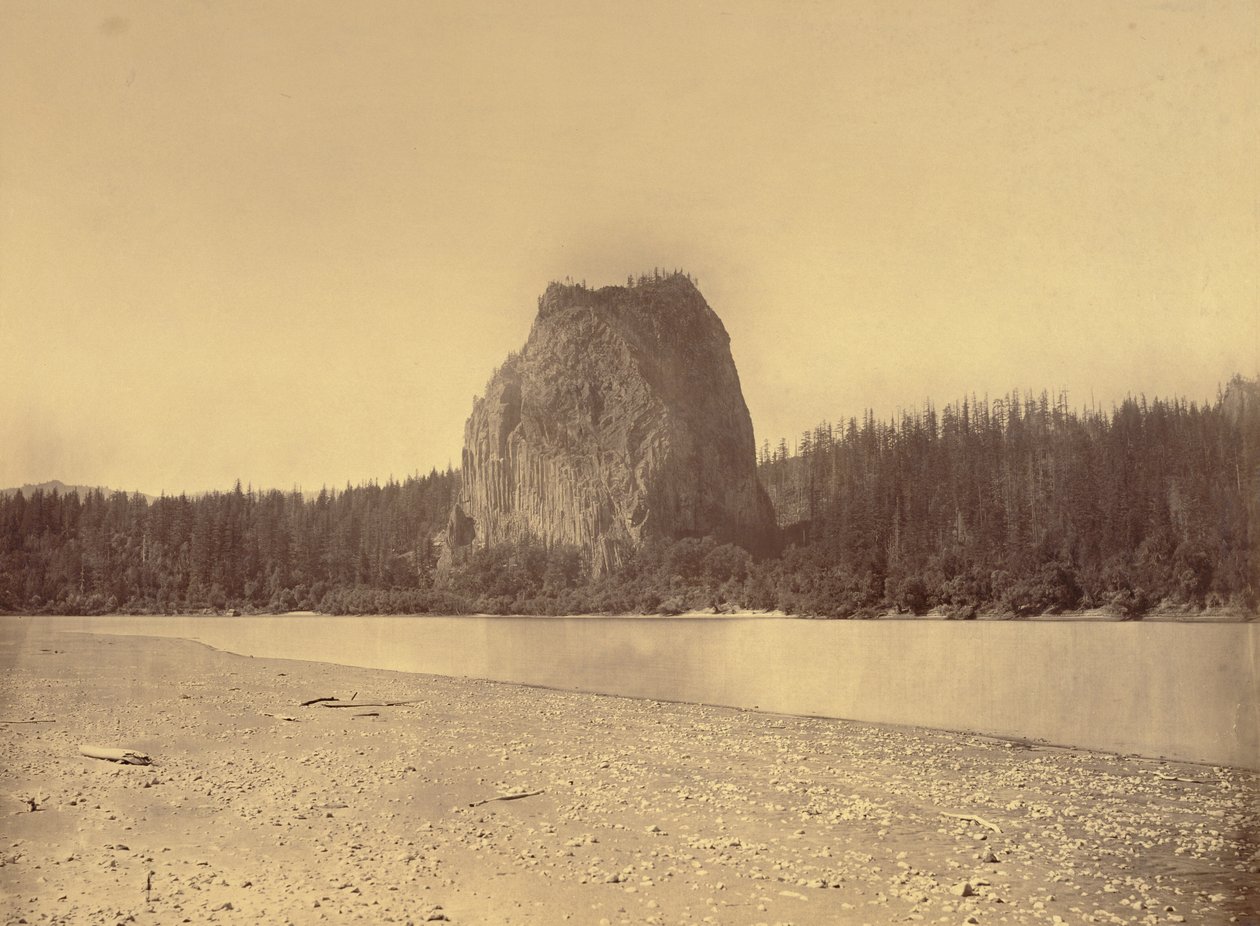 [Castle Rock, Columbia folyó] alkotó: Carleton Watkins