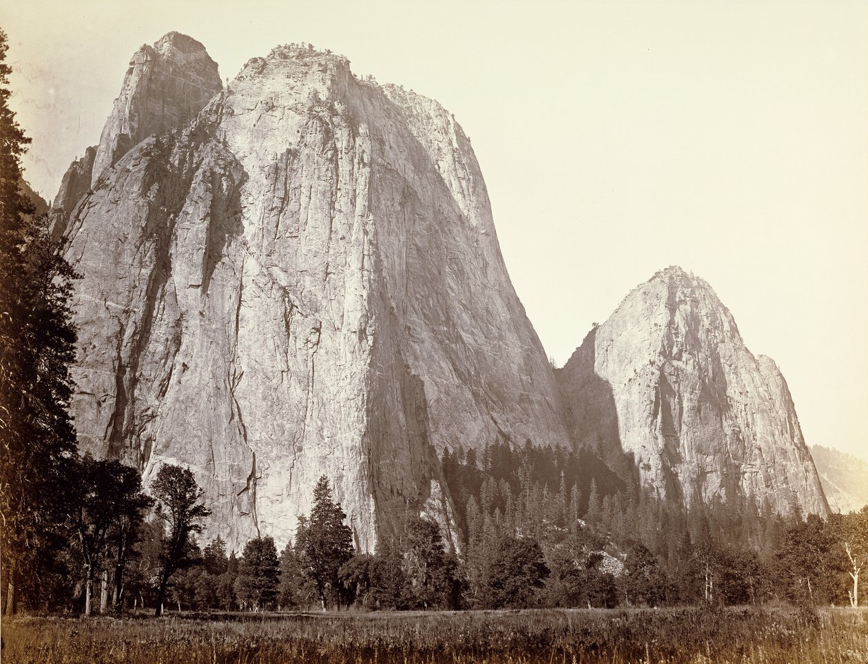[Katedrális-sziklák] alkotó: Carleton Watkins