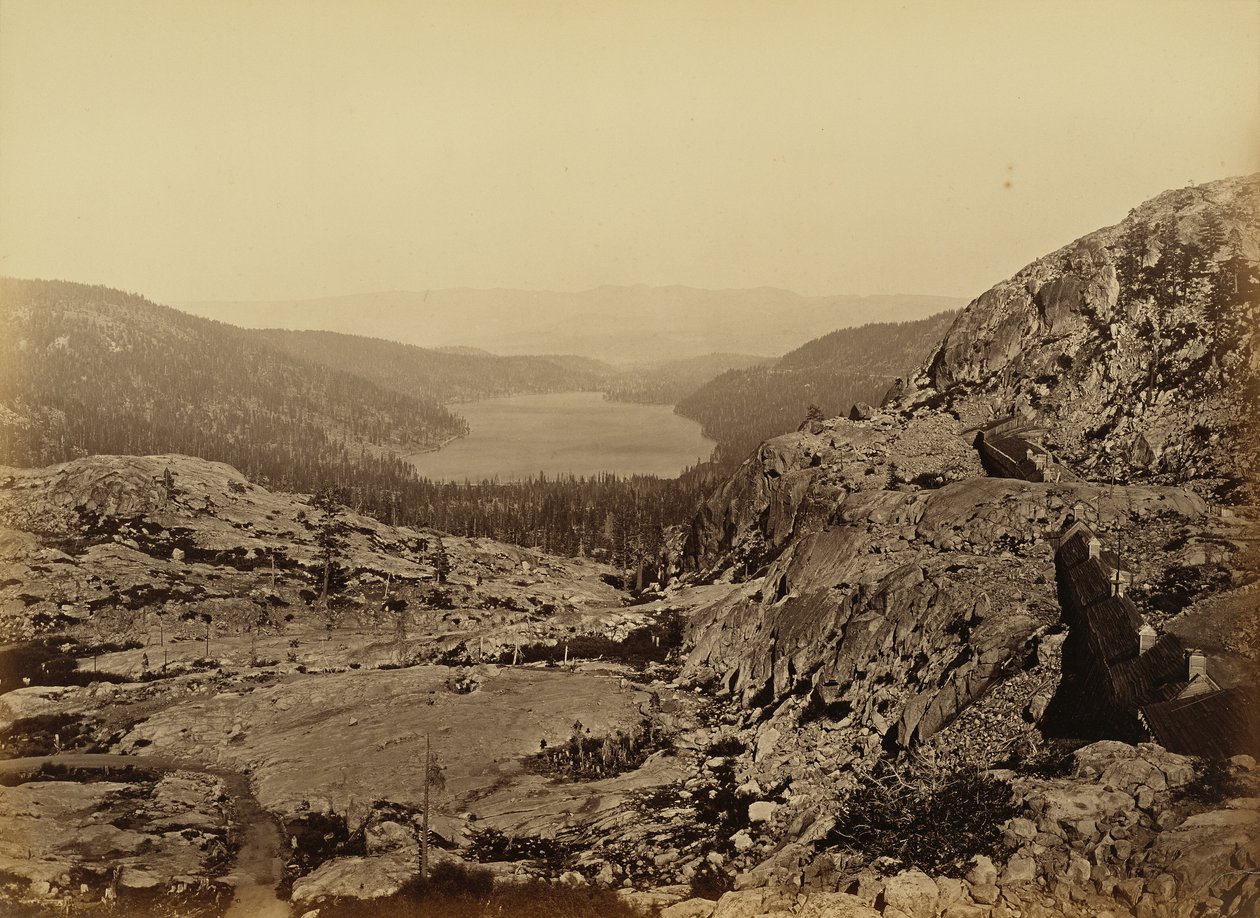 Donner Lake, C. P. R. R. alkotó: Carleton Watkins