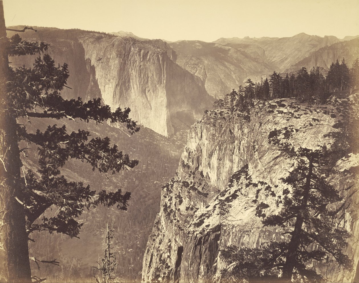 Első kilátás a völgyre alkotó: Carleton Watkins