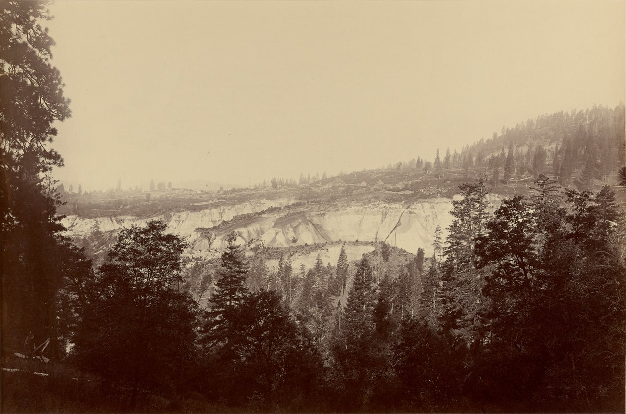 Általános látkép, Relief Hill, Nevada, Co. alkotó: Carleton Watkins