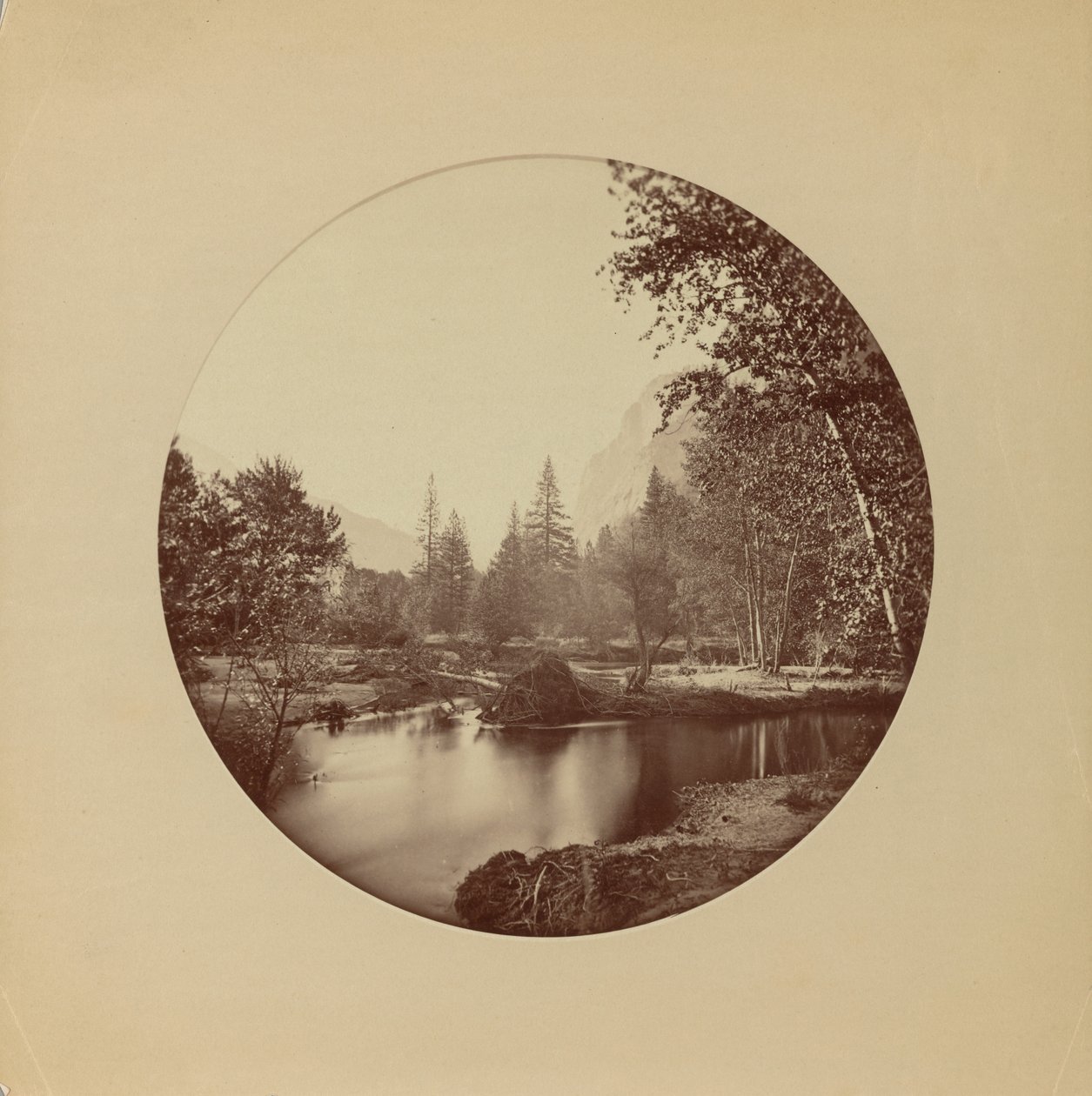 Glacier Point, 3700 ft, Yosemite alkotó: Carleton Watkins
