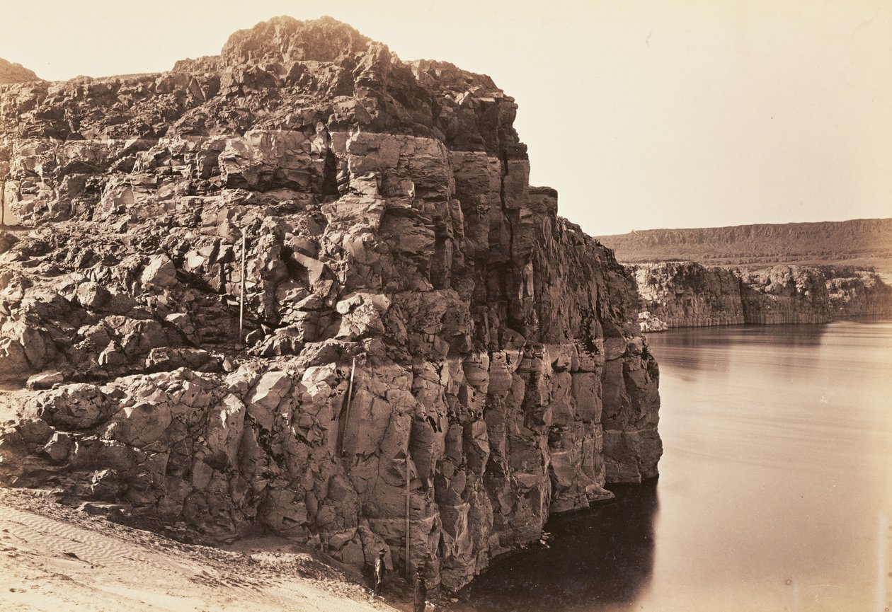 Tájkép, Columbia folyó, Oregon alkotó: Carleton Watkins