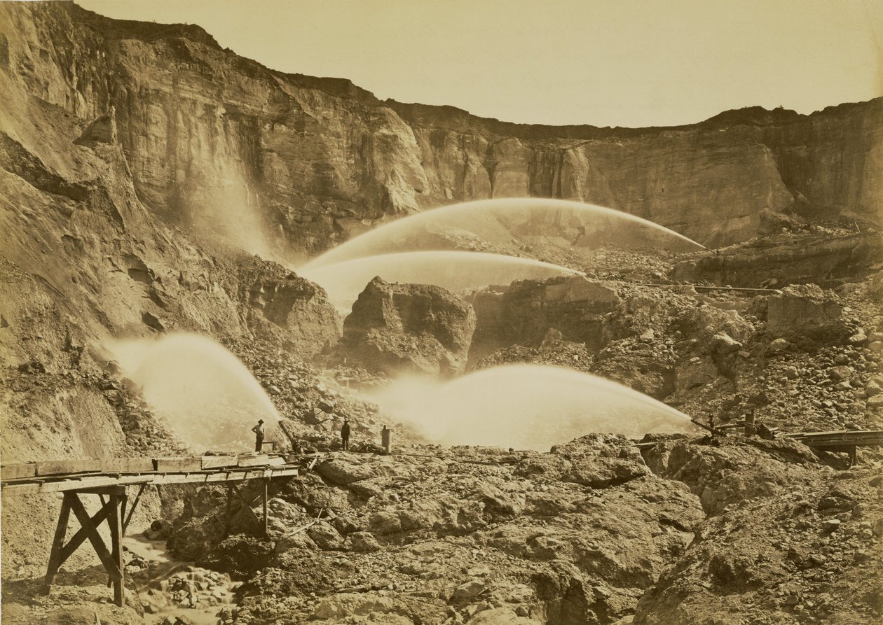 [Malakoff Diggings, Nevada megye, Kalifornia] alkotó: Carleton Watkins