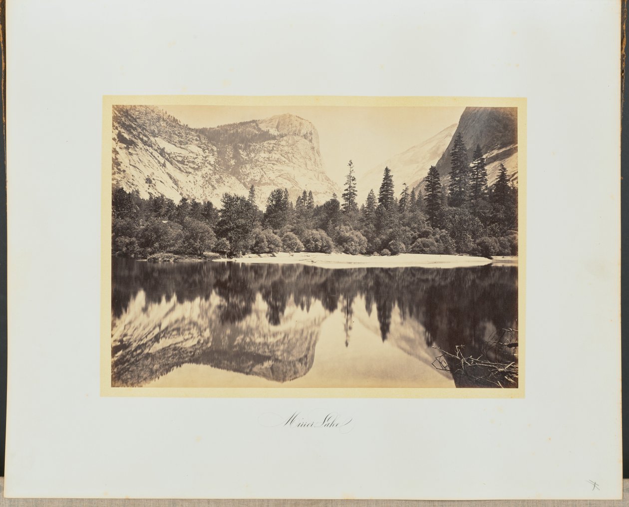 Tükör-tó alkotó: Carleton Watkins