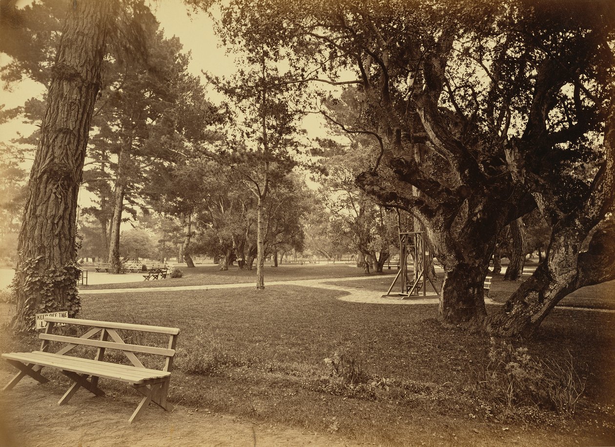 [Monterey, Kalifornia. Hotel Del Monte, Lawn View]. alkotó: Carleton Watkins
