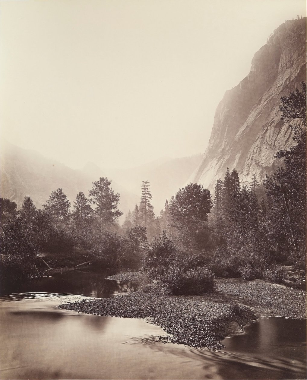 Mount Starr King, Yosemite, 69. sz. alkotó: Carleton Watkins