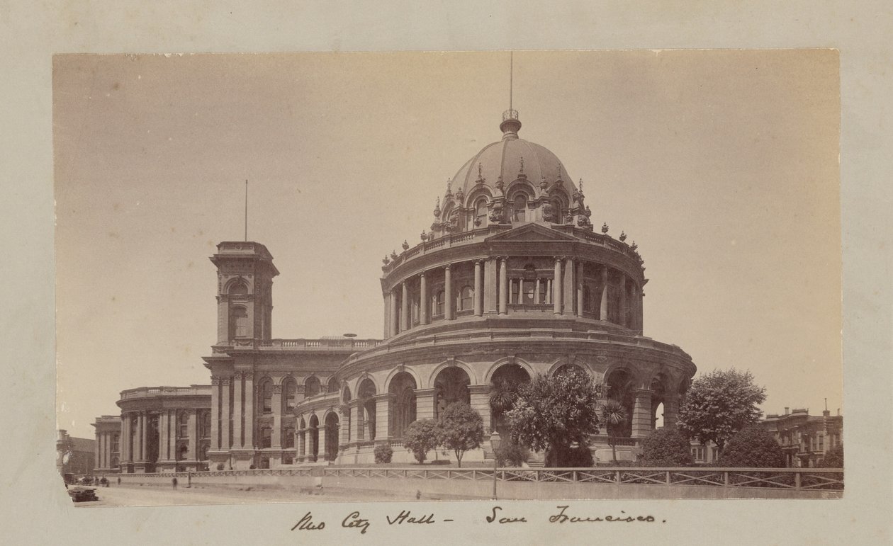 Új városháza - San Francisco alkotó: Carleton Watkins