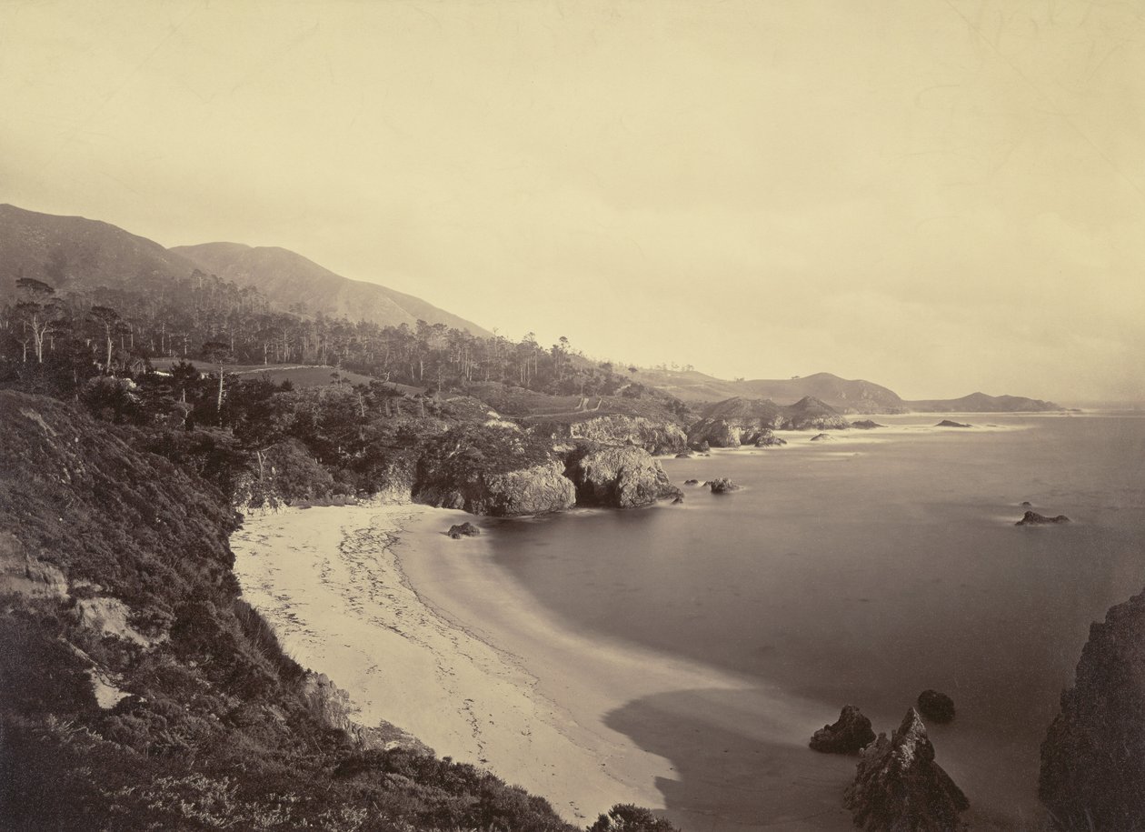 [Pacific Coast View] / [Gibson Beach, Pt. Lobos, Monterey Coast] alkotó: Carleton Watkins