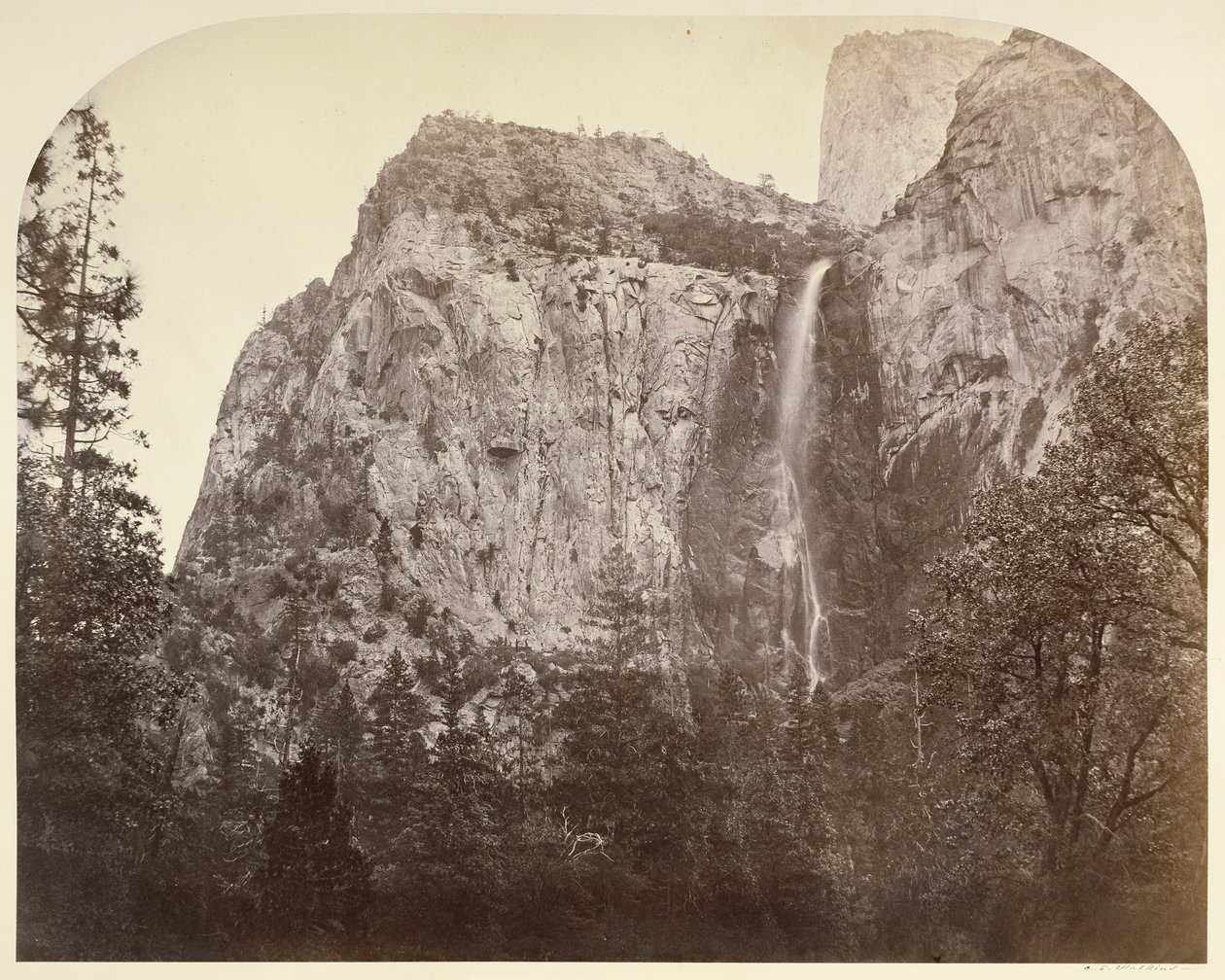 Pohono - Menyasszonyi fátyol - 900 ft. Yosemite alkotó: Carleton Watkins