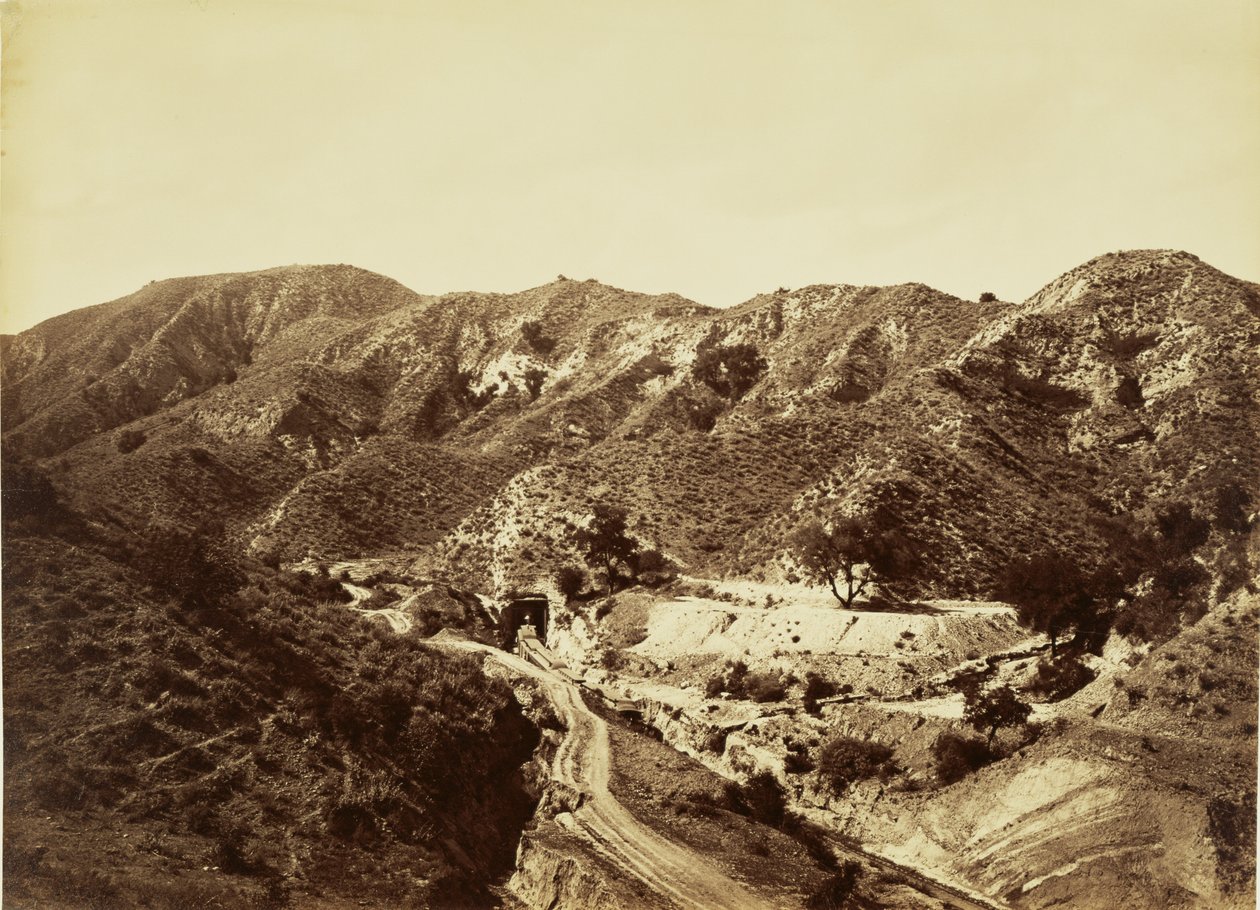 [San Fernando-alagút, S.P.R.R.] alkotó: Carleton Watkins